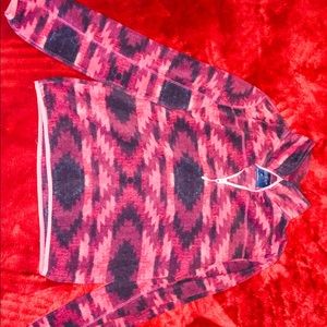 NWOT Aeropostale Quarter Zip Tribal Fleece